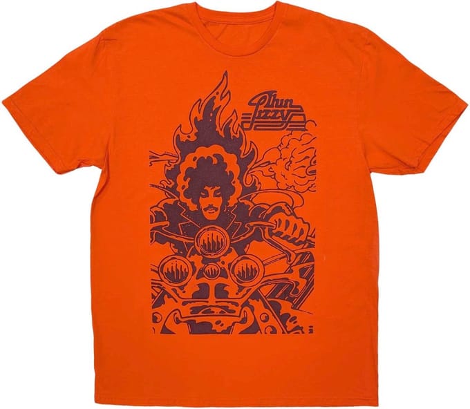 Thin Lizzy - The Rocker Heren T-shirt - XL - Oranje
