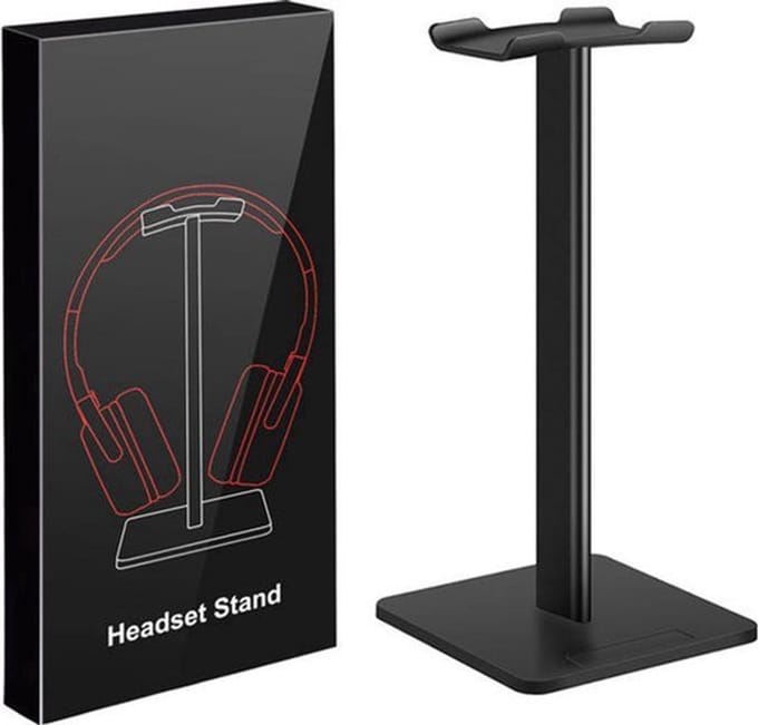 Koptelefoon Standaard Universeel - Headset Stand - Hoofdtelefoonhouder - Zwart
