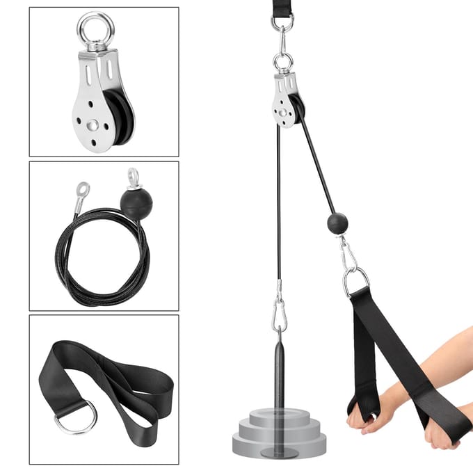 Fitness bricolage poulie câble Machine système de fixation goupille de chargement bras de levage Biceps Triceps Blaster multicolore