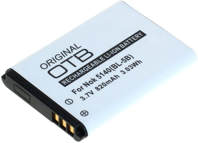 OTB Akku kompatibel zu Nokia 5140/6020/7260/5320 (BL-5B) Li-Ion