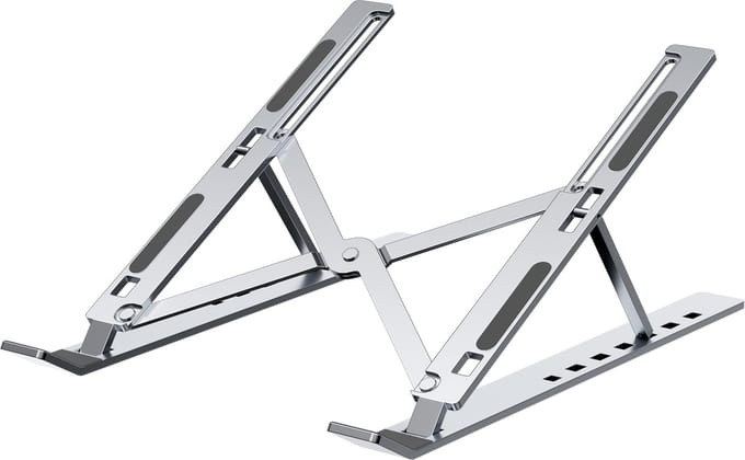 Rolio Laptop Standaard Flex - Universeel - Ergonomische Laptop Houder - Inklapbaar - Verstelbaar - t/m 17 inch
