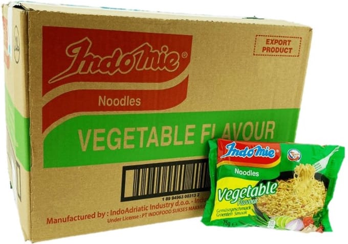 Indomie Instant noodles - Vegetable flavour - 80g