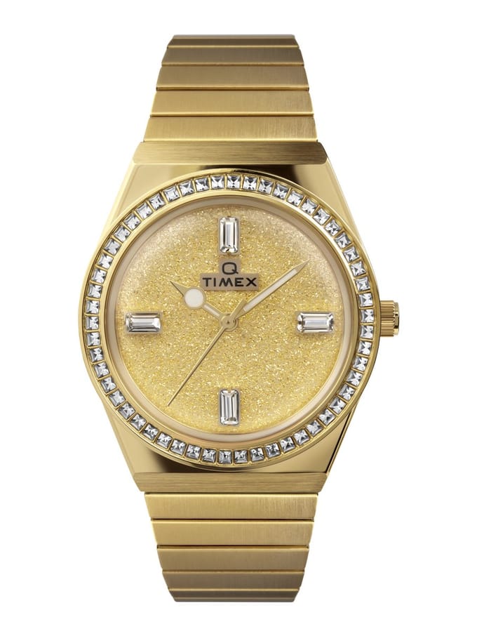 Timex Q Reissue TW2W10500 Horloge - Staal - Goudkleurig - Ø 36 mm