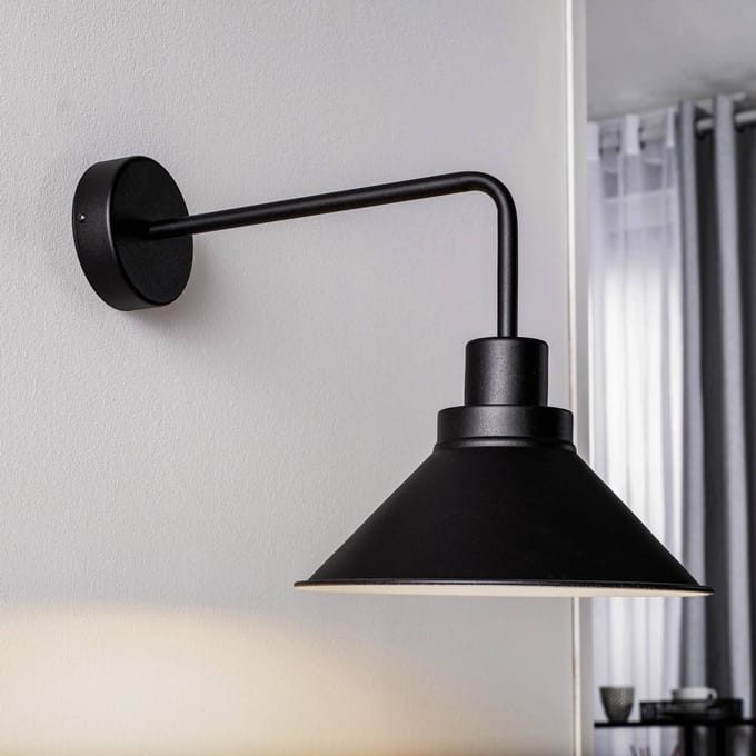Nowodvorski Lighting Wandlamp Craft I van metaal in zwart