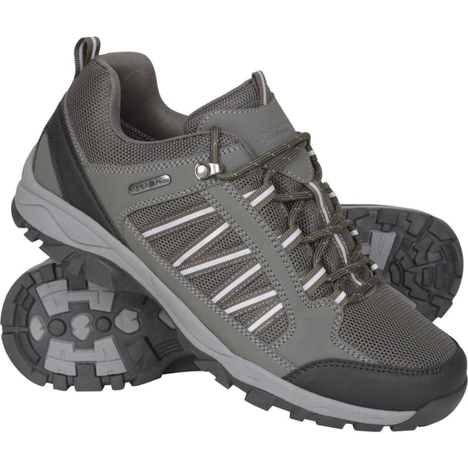 Mountain Warehouse Heren Pad waterdichte wandelschoenen (Kaki Groen)