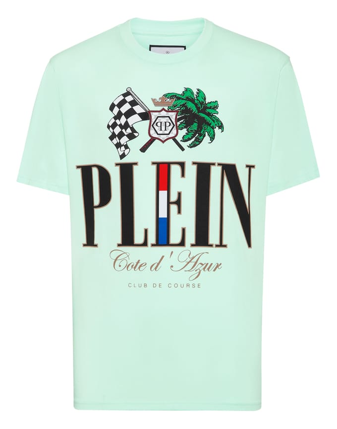 T-Shirt Round Neck Ss Cote D Azur Plam