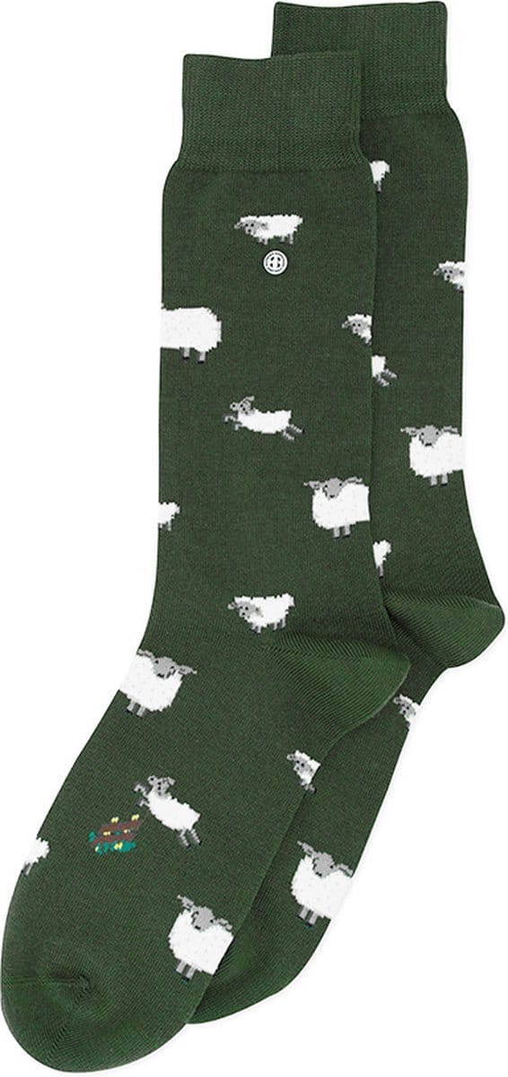 Alfredo Gonzales unisex sokken sheep groen II