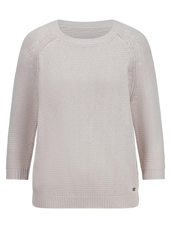Trui ronde hals Van BASLER beige