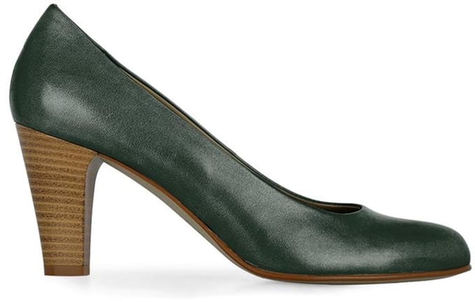 Noë Shoes Natalia Pump Dark Green