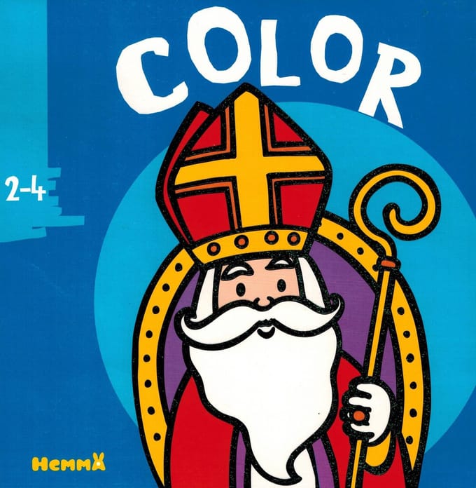 Kleurboek Glitter - Sinterklaas