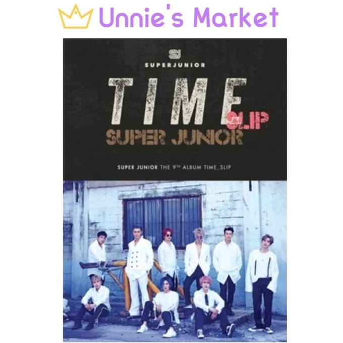 SUPER JUNIOR [TIME SLIP] 9e Album(Willekeurig) Random 1EA black