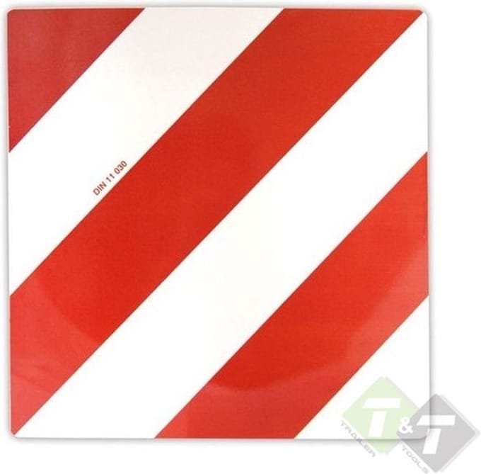 Markeringsbord lange lading, Lange lading bord, Aluminium