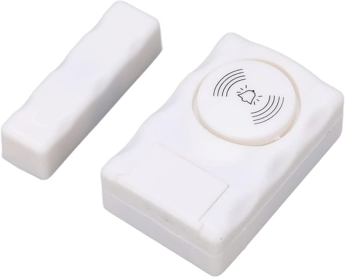 Deur Alarm - Melder Sensor - Beveiliging Thuis - Draadloze Installatie - Compact Formaat - Wit