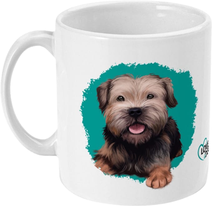 Mok Love Dogs Border Terrier, 325ml