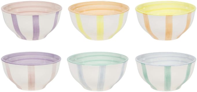Cookinglife Kleine Kommen Spring Vibes Ø 12 cm - 6 Stuks