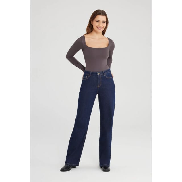 Cup of Joe Nova wide straight jeans raw