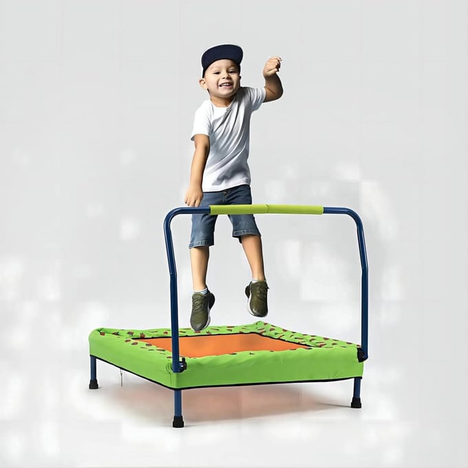 32 Inch Kinder-Trampoline Binnen Buiten met Stevige Beugel