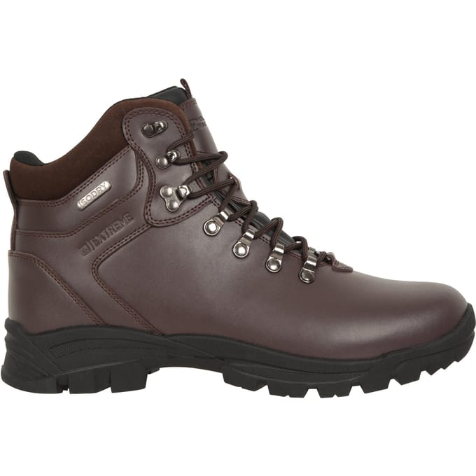 Mountain Warehouse Heren Latitude II Extreme Leather Waterdichte Wandelschoenen (Bruin)