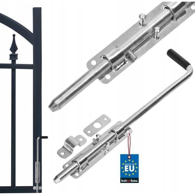 KOTARBAU Buitendeurslot - Bajonetslot - Grendel - 42cm