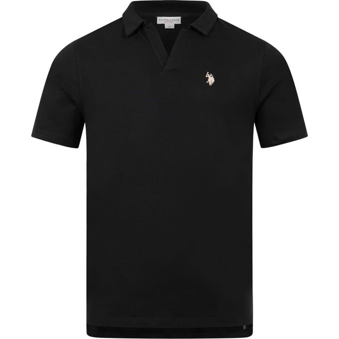 U.S. Polo Assn. heren poloshirt met open kraag