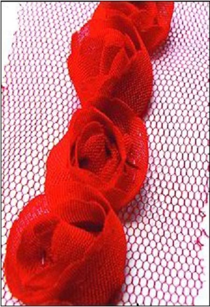 Marianne Design - Flower Ribbon: Bright red - FR1124