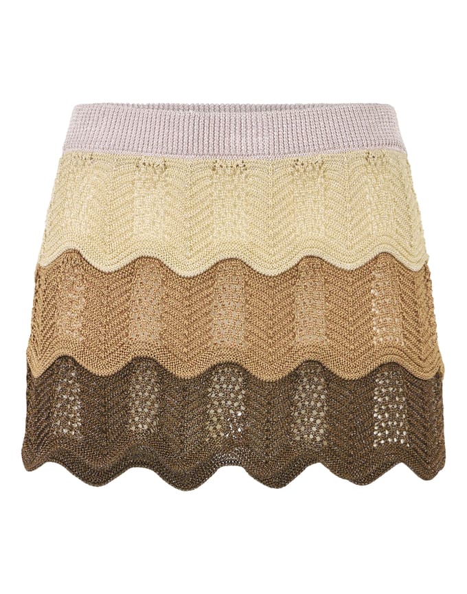 Mini Skirt Color Wave