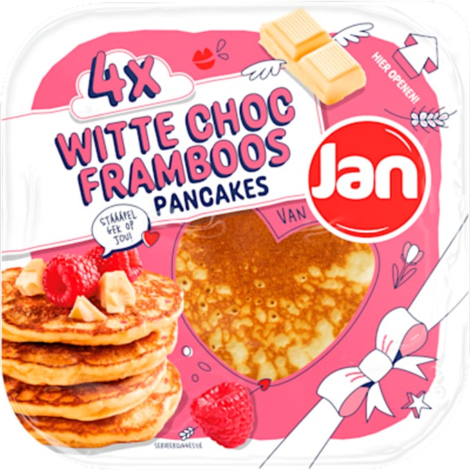 American pancakes witte choc.