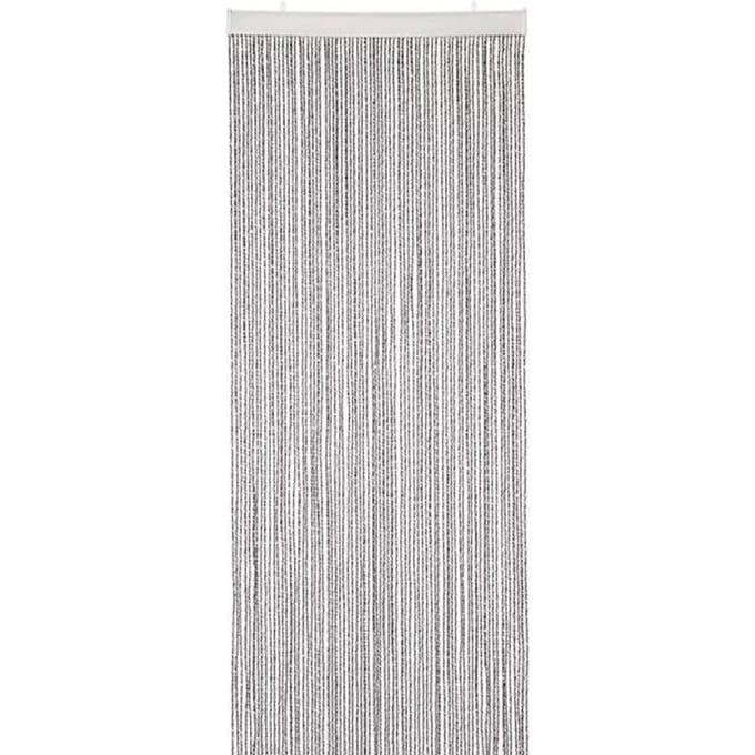 Vliegengordijn Orchidea - Transparant/Zwart 90 x 220 cm