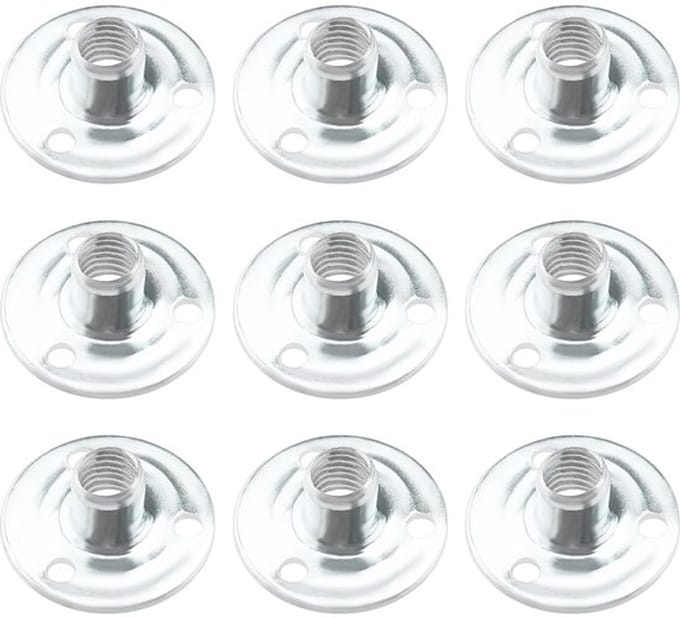 Allecto - T Moeren - 50 Stuks - Gegalvaniseerd - M8 Draad