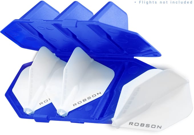 Robson Plus Flight Case Solid Blauw Riemclip