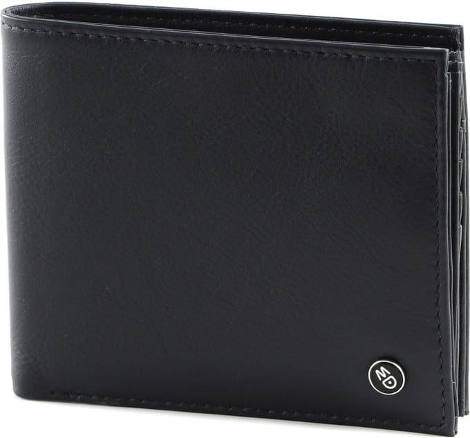 MANDARINA DUCK Leren Portemonnee Downtown Wallet Navy Donkerblauw