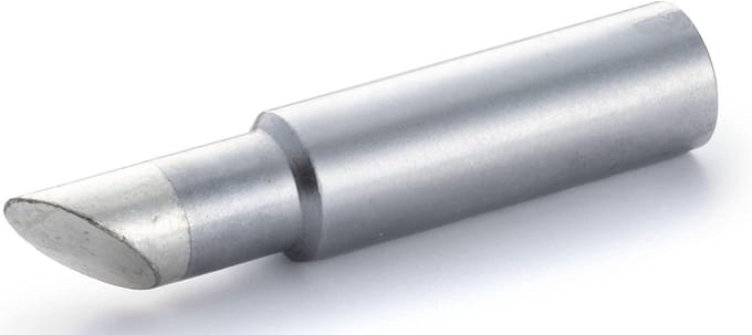 Soldeerbout Tip - Conische Punt - Elektronica Assemblage - Hoge Warmtecapaciteit - 6.5mm 45° - Zilver