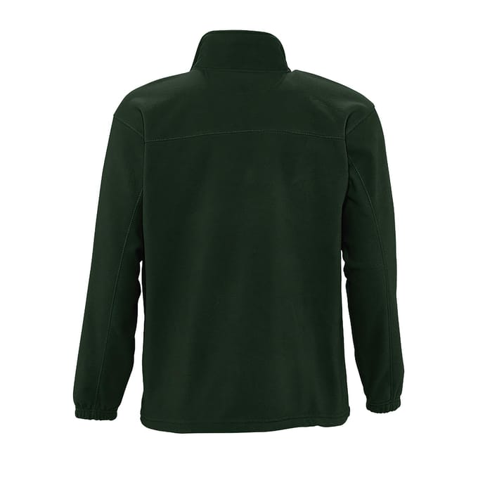 SOLS Heren North Full Zip Outdoor Fleece Jacket (Bosgroen)