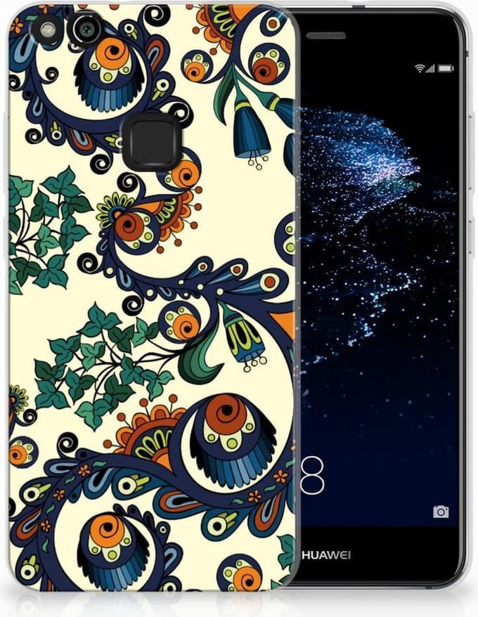 Siliconen Hoesje Huawei P10 Lite Barok Flower