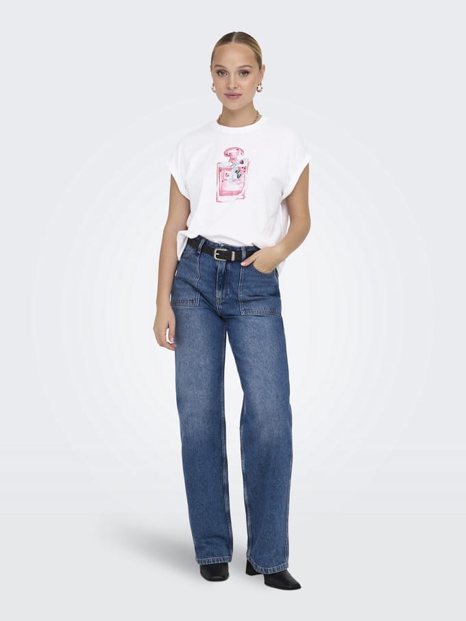 ONLY - ONLDORIS LIFE S/S BOW TOP BOX JRS - Meisjes - T-shirts