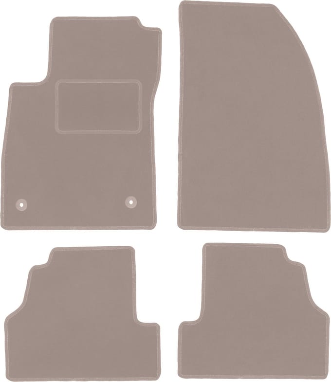 Beige veloursmatten voor: Opel Mokka crossover (2012-2016)