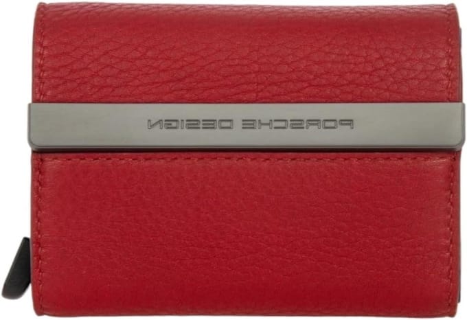 Kaarthouder - Portemonnee - Kaarten Organiseren - Pop-up Mechanisme - 6.5 x 9.5 x 2 cm - Rood
