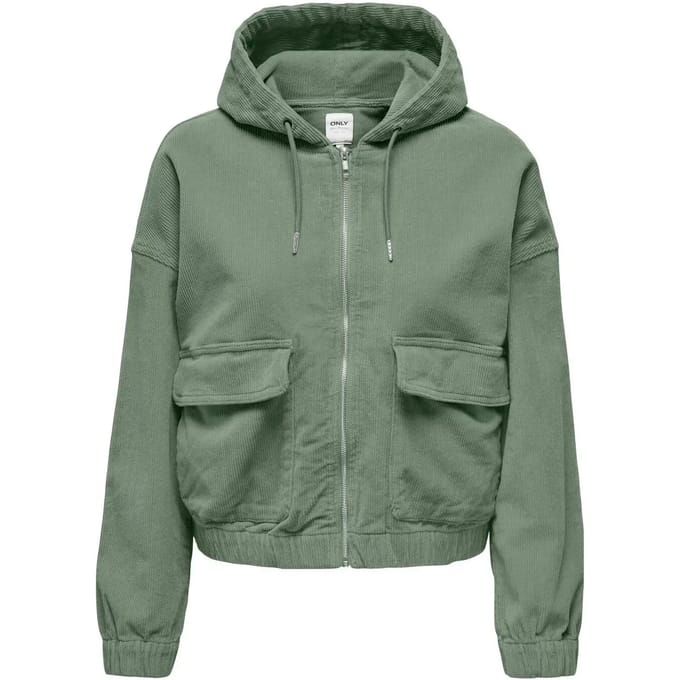 ONLY ONLKENZIE L/S CORD JACKET PNT NOOS Dames Jas - Lily Pad