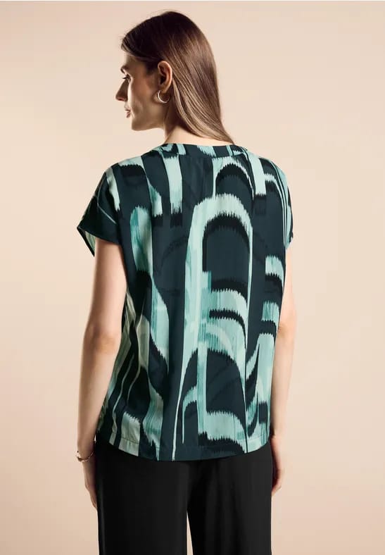 Bedrukte blouse