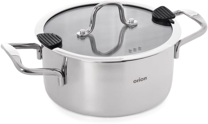Kookpan Edelstaal met Deksel 20 cm, 3 l - Kookpot - Soeppan