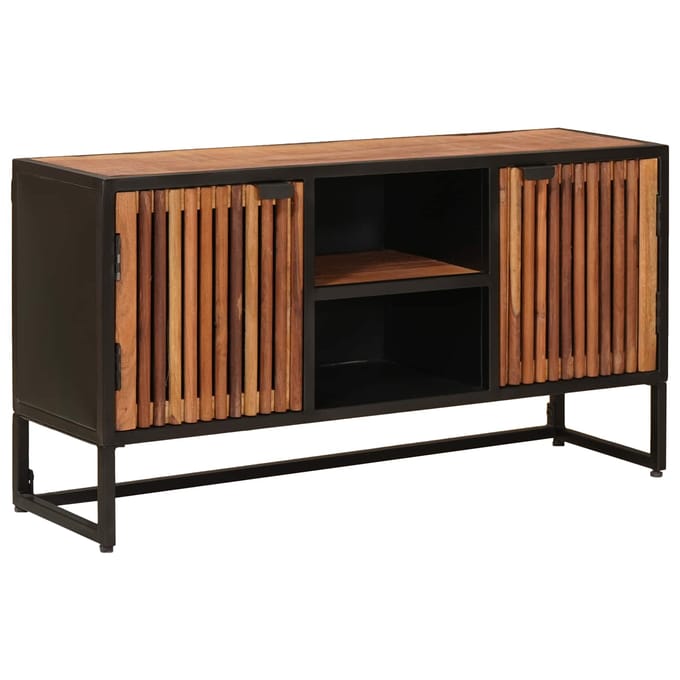 vidaXL - Dressoir - 105 - x - 30 - x - 55 - cm - Massief - Mangohout - en - Geëngineerd - Hout