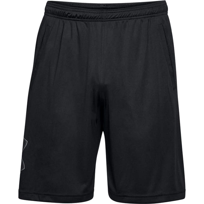Under Armour UA TECH GRAPHIC SHORT-BLK Heren Sportbroek - Zwart - Graphite