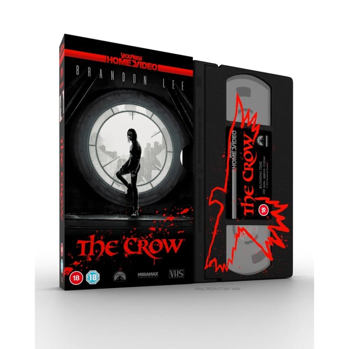 The Crow - Vice Press Home Video VHS