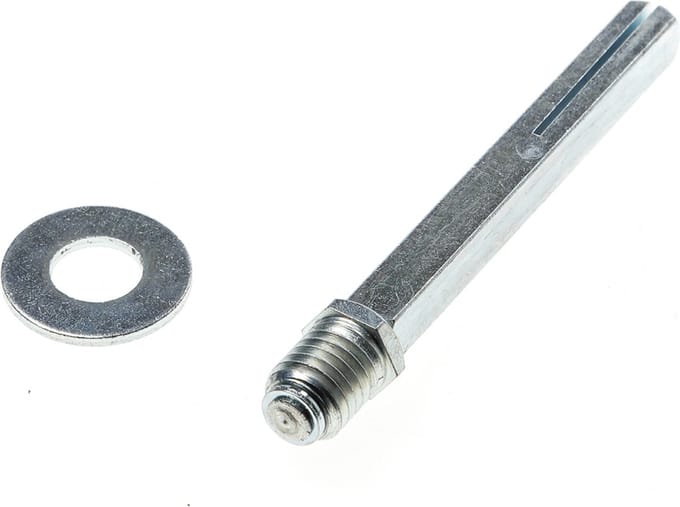 Vastdraaibaar gelagerde wisselstift M12x8x100