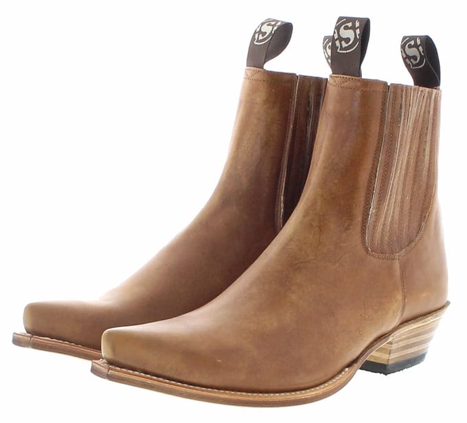 Sendra 1692 CUERVO WEST heren western enkellaars bruin - 48 EU