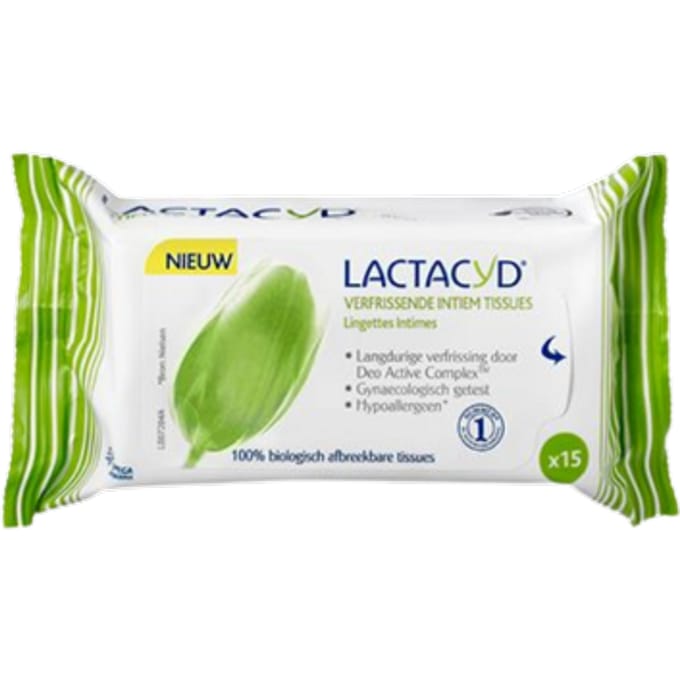 Lactacyd intieme doekjes - 15 stuks