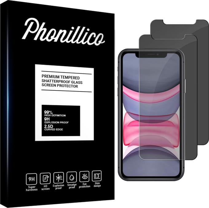 Screenprotector privacy voor iPhone 12 Pro Max - 2 stuks Beschermglas Privacy Glas van glazen schermbeschermfolie