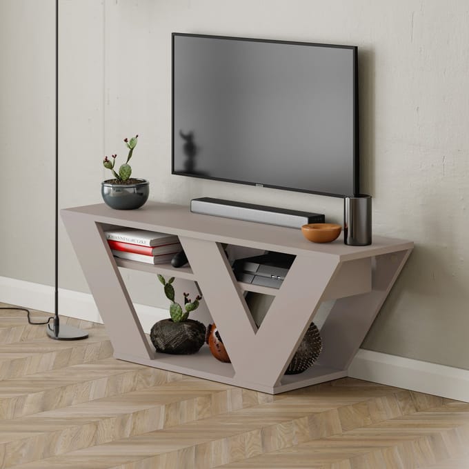 Hocus Picus TV Meubel - Licht Mokka - 110x30x40 cm