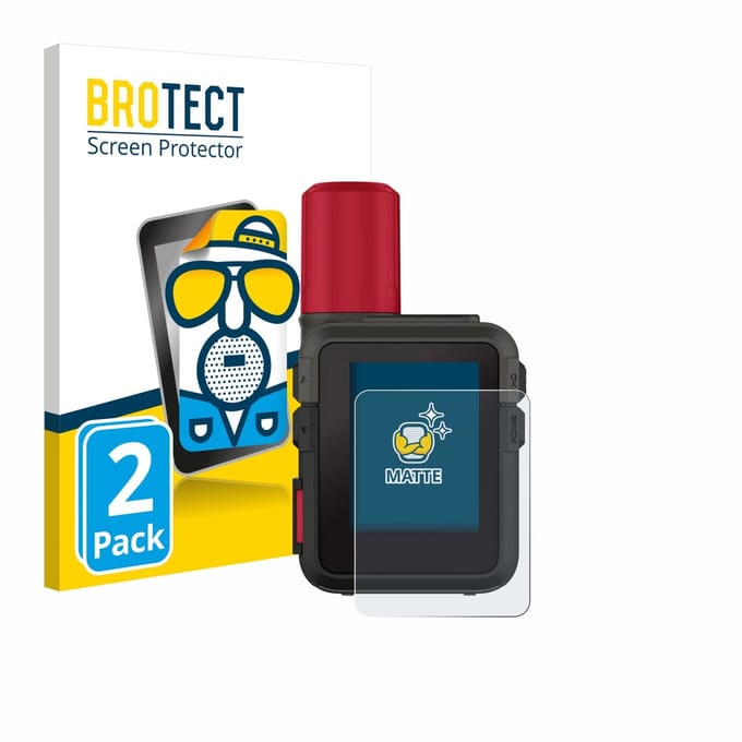 BROTECT - Screenprotector voor Garmin inReach Mini 3 Plus - Folie Beschermfolie matte 2 Stuks