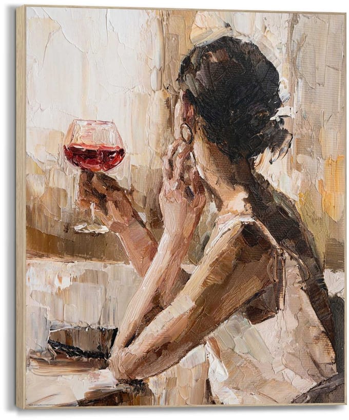 Schilderij Een Stil Moment - 40 x 50 - Hout - REINDERS